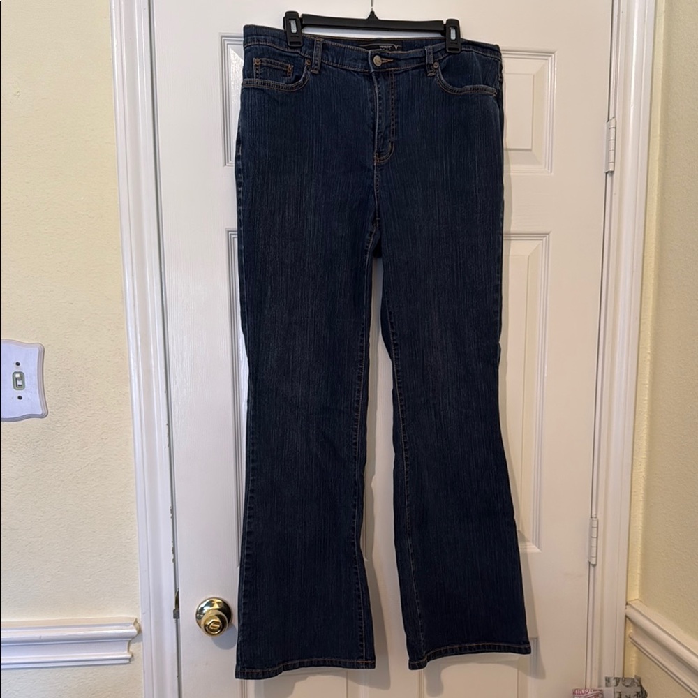 Venezia Classic Blue Women's Jeans flare boot cut size 16 tall